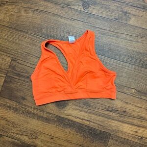 Zumba Fitness Vibrant Orange Sports Bra